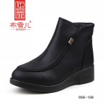 BX058-158  黑色 【大棉】时尚休闲女棉靴
