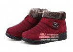BX076-155  红色 【大棉】时尚休闲女棉靴