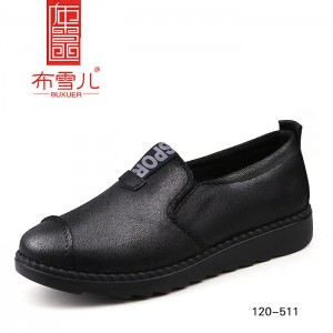 BX120-511 黑色 舒适中老年休闲女鞋