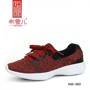 BX088-860 红色 运动休闲风女鞋