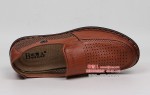 BX112-119 驼色 商务休闲镂空男网鞋