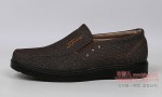BX089-350 咖啡色 舒适休闲中老年男鞋
