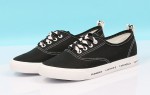 BX331-122 黑色 潮流舒适女士帆布鞋