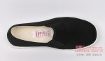 BX185-002 黑色 千层底手工男丝瓜囊布鞋