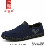 BX128-323 兰色 【二棉】时尚舒适休闲男棉鞋