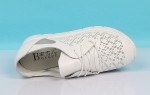BX369-016 白色 坡跟时尚网纱镂空女鞋