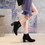 BX385-093 黑色 【二棉】时尚休闲女棉靴