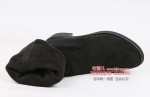BX180-132 黑色 【二棉】时尚休闲女高靴