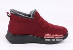 BX392-018 红色 【大棉】中老年休闲女棉鞋