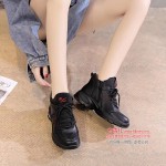 BX385-102 黑红 【大棉】 时尚休闲舒适女棉鞋