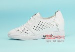 BX385-002 白色 镂空优雅时尚内增高女鞋