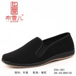 BX034-001（原M-814） 黑色 工作鞋 休闲男鞋 中老年人男鞋