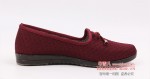 BX221-195 红色 舒适休闲女布单鞋