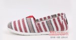 BX151-129 红色 女休闲布单鞋
