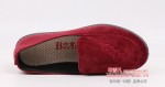 BX221-193 红色 舒适休闲中老年女布单鞋