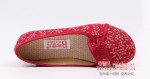 BX613-003 红色 民族风绣花鞋复古风时尚女单鞋