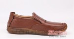 BX055-378 棕色 商务时尚休闲中老年男鞋