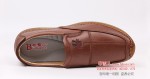 BX055-378 棕色 商务时尚休闲中老年男鞋