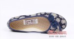 BX256-077 兰色 民族风绣花鞋复古风时尚女单鞋