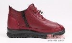 BX120-610 红色 中老年软底保暖加绒舒适女棉鞋【大棉】