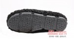 BX566-001 黑色 （偏小一码）休闲加绒保暖软底平跟棉瓢鞋【二棉】