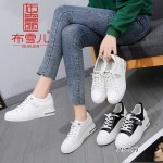 BX515-099 黑色 时尚百搭休闲【真皮】女单鞋