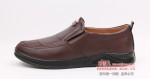 BX112-153 棕色 中老年优雅绅士男单鞋