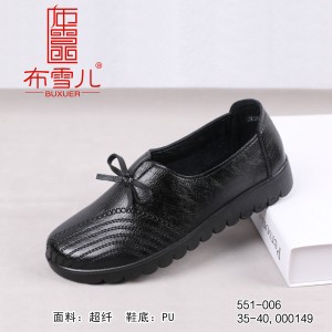 BX551-006 黑色 优雅时尚舒适休闲女鞋