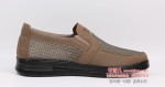 BX260-111 米色 舒适中老年休闲男式凉网鞋
