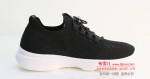BX076-235 黑色 时尚休闲女飞织网鞋