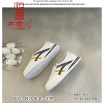 BX586-007 白灰色 时尚百搭休闲超纤女网鞋