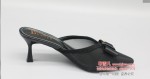 BX559-017 黑色 优雅百搭时尚拖鞋女