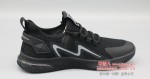 BX280-211 黑色 时尚休闲飞织男网鞋