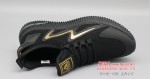 BX280-210 黑金色 时尚休闲飞织男网鞋