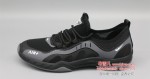BX618-059 黑灰色 男休闲飞织网鞋
