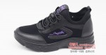 BX363-131 黑紫色 时尚舒适休闲女单鞋