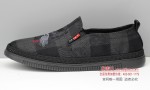 BX117-009 黑色 男中国风刺绣【国潮】舒适布单鞋