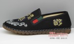 BX593-028 黑色 男中国风刺绣【国潮】舒适布单鞋