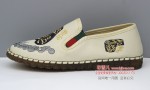 BX593-029 米色 男中国风刺绣【国潮】舒适布单鞋