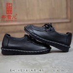 BX630-019 黑色 优雅时尚舒适【真皮】休闲女鞋