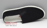 BX117-012 黑色 【净面】艾草布履精品手工男单鞋