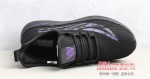 BX280-258 黑紫色 女时尚舒适休闲棉鞋【二棉】