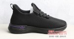 BX280-258 黑紫色 女时尚舒适休闲棉鞋【二棉】