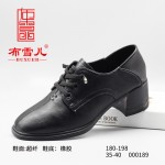 BX180-198 黑色 休闲时装女单鞋