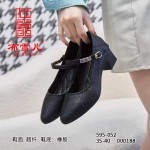 BX595-052 黑色 休闲时装女单鞋