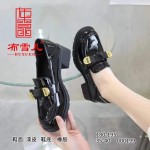 BX180-195 黑色 休闲时装女单鞋（乐福鞋）