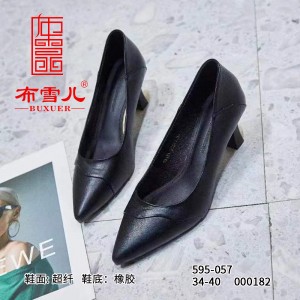 BX595-057 黑色 休闲时装女单鞋