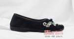 BX034-093 黑色 舒适休闲女【绣花】单鞋