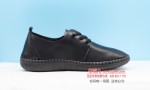 BX661-017 黑色 舒适休闲中老年女单鞋（手缝底）