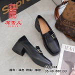 BX696-004 黑色 休闲时装女单鞋（乐福鞋）